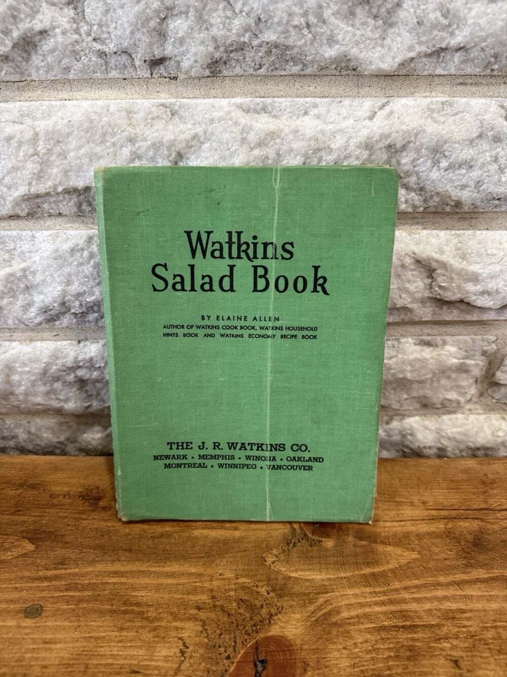 Watkins Cook Book - Elaine Allan, 1948, The J.R. Watkins Co.